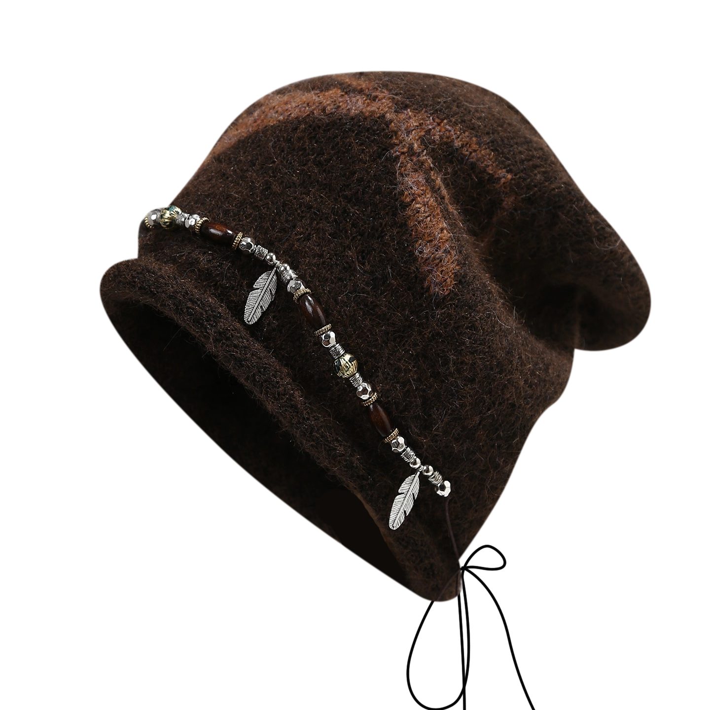 复古羊毛堆堆帽子时尚保暖针织毛线帽大头围护耳套头帽防寒冷帽冬,淘宝优惠券,粉丝福利购,淘宝优惠卷