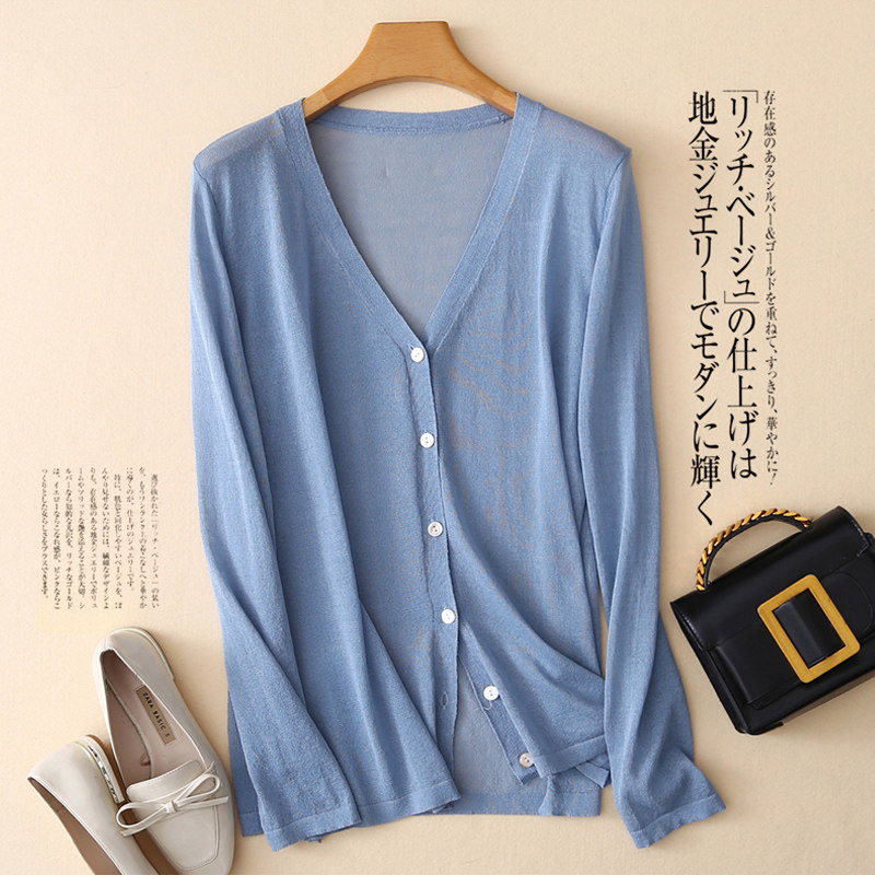 夏季配外搭冰丝小披肩防晒衣针织衫 bingboos毛针织衫