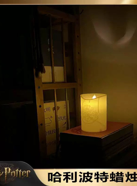 哈利波特蜡烛小夜灯台灯魔杖法杖可遥控灯送闺蜜学生生日礼物摆件