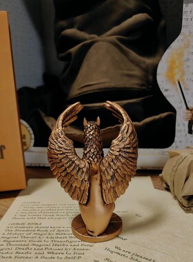 哈利波特周边邓布利多门禁狮身鹰首桌面树脂摆件巴克比克秃鹰复古