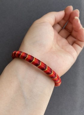 渐变色九乘迦叶金刚结本命年男