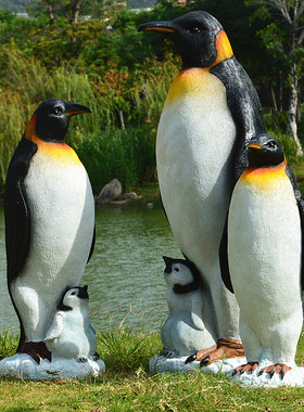 仿真企鹅景区游乐场动物工艺品