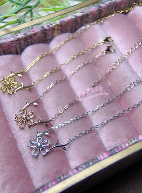 925银手链空托 水滴形3*5MM 女款镶嵌宝石银手链银托