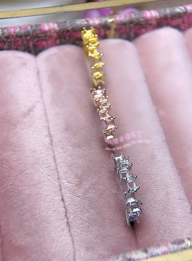 925银戒指空托 方形3MM 女款镶嵌用银戒托空托排戒银托