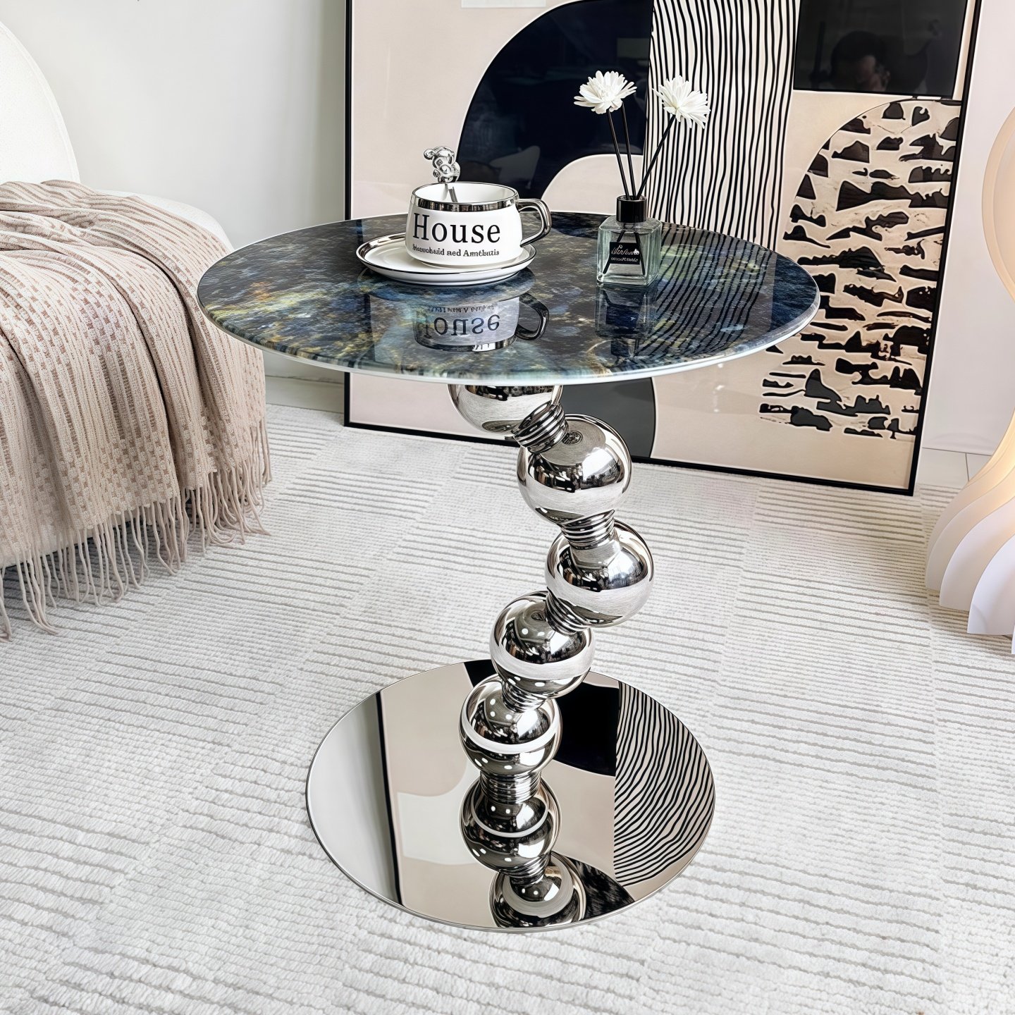 自制边几脚架客厅圆形奢石茶几底座大理石承重支架石英石台面桌腿,淘宝优惠券,粉丝福利购,淘宝优惠卷