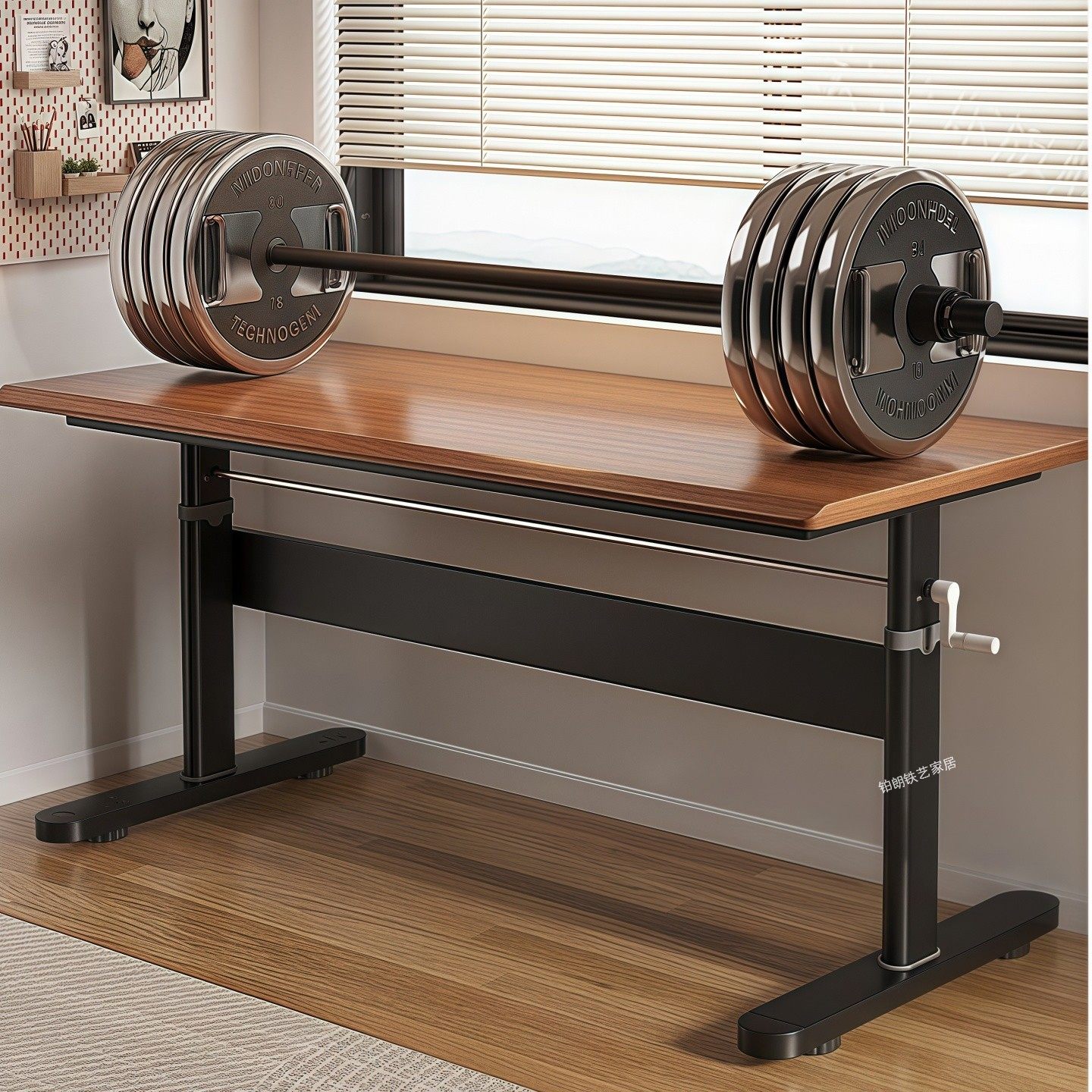 手摇式可升降桌腿小尺寸茶几底座手动可调节小型桌面支架带滑轮,淘宝优惠券,粉丝福利购,淘宝优惠卷