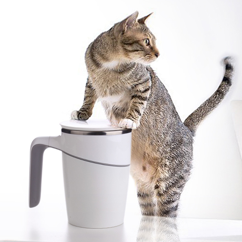 台湾Artiart创意不倒杯带盖不锈钢马克杯大码号办公室水杯