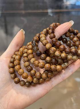 库克屁桃手串单圈手链文玩时尚配饰品佛珠念珠简约百搭盘玩高级感