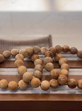 精品库克楼兰圆珠12毫米单圈手串文玩时尚饰品佛珠手串礼物