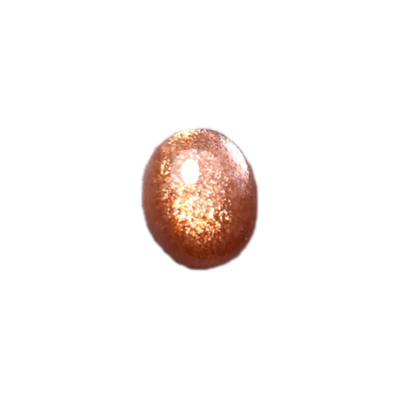 Natural gold sun oval ring face loose stone