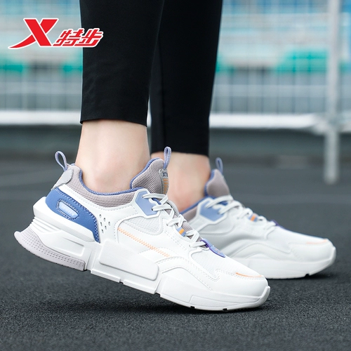 Xtep, летняя повседневная обувь для отдыха, дышащая белая спортивная обувь, 2022