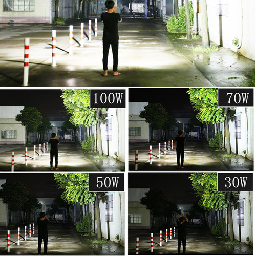 光控路灯头220V户外灯新农村照明庭院户外防水100w150w街挑臂路灯 - 图2