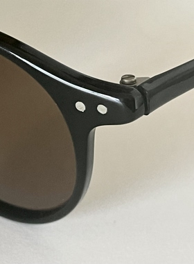 里脊の古着vintage欧洲老眼镜板材墨镜黑色茶色偏光太阳眼镜