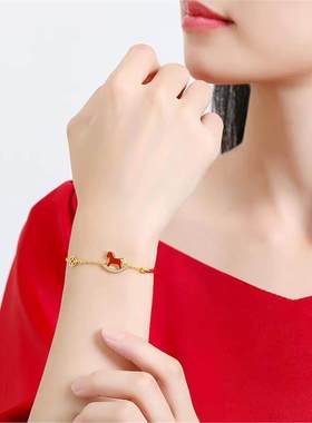 马上有钱国风马年轻奢手链