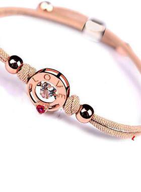 异地恋感应震动情侣手环