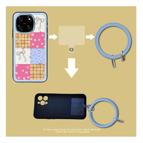适用凌度Color6/Blackview Color6手机壳防尘潮流情侣创意可爱圆环奢华软壳散热质感青春硅胶简约趣味手环 - 图2