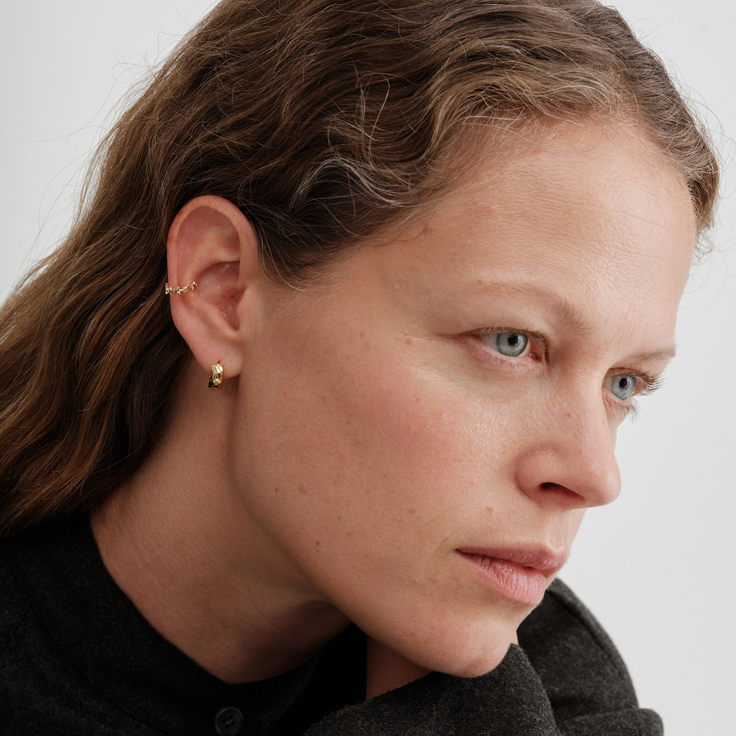 【CnHnOn脂肪商店】s925纯银格纹高级质感迷你法式精美小耳圈耳钉,淘宝优惠券,粉丝福利购,淘宝优惠卷