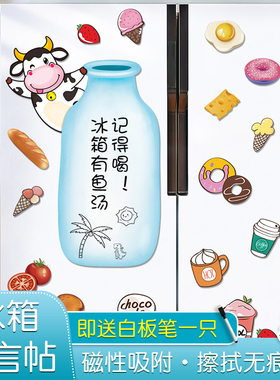 留言板可擦写记事日历计划冰箱贴
