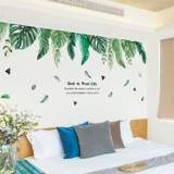Наклейки на стенах спальни скандинавские личные зеленые маленькие свежие свежие наклейки с сеть красная комната для студенческой спальни реконструкция общежития