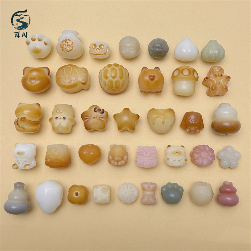 菩提根清仓diy配件手工编织手绳项链文玩串珠时尚配饰品隔串珠子 - 图3