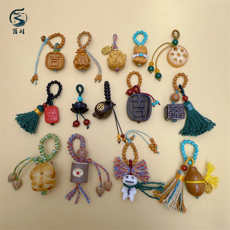 手工编织小提溜搭配象牙果檀木骨质diy配件文玩串珠隔珠配饰品,淘宝优惠券,粉丝福利购,淘宝优惠卷