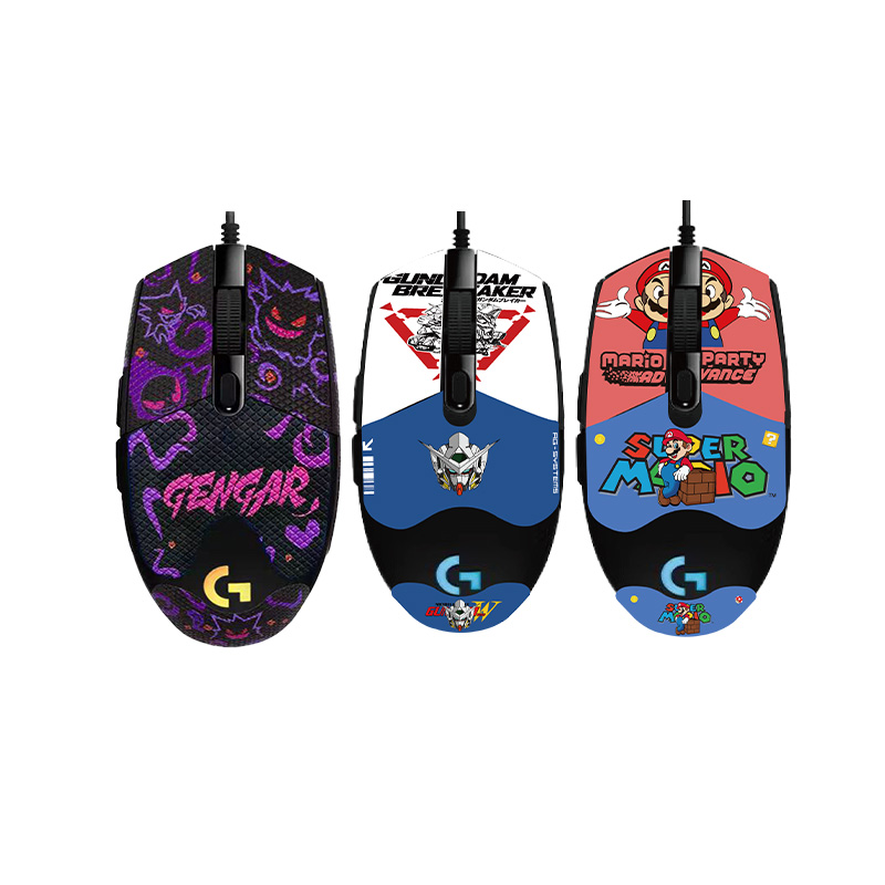Logitech G102 Second Generation Wired Gaming Mouse Gengar Gundam Mario Esports Mechanical Computer RGB Macro Programming