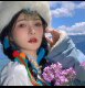 ທິເບດ headwear imitation fox fur ເປົ່າ hat Tibet Xinjiang travel photo studio Yunnan Dali