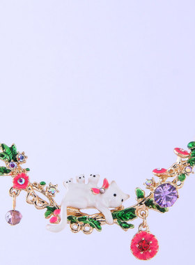 个款欧美时尚奢华梦幻花园项链