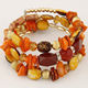 ສາຍແຂນໂບໂຮ Crystal Beaded Shell Bracelet