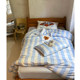 Bed sheet four-piece set 100 long lint cotton ins skin-friendly