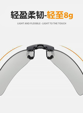 超轻墨镜夹片日夜两用防远光灯