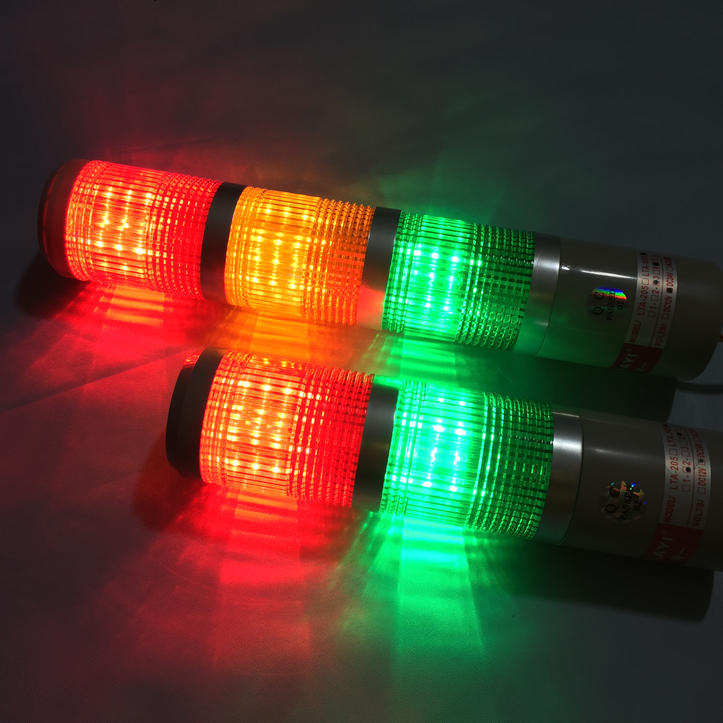 信号塔灯LTA-505多层警示灯LED三色灯机床指示声光报警器24V220V-图0
