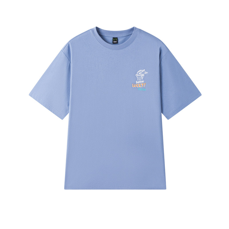 森马短袖2022夏季新款男士宽松t恤 森马裕伟T恤