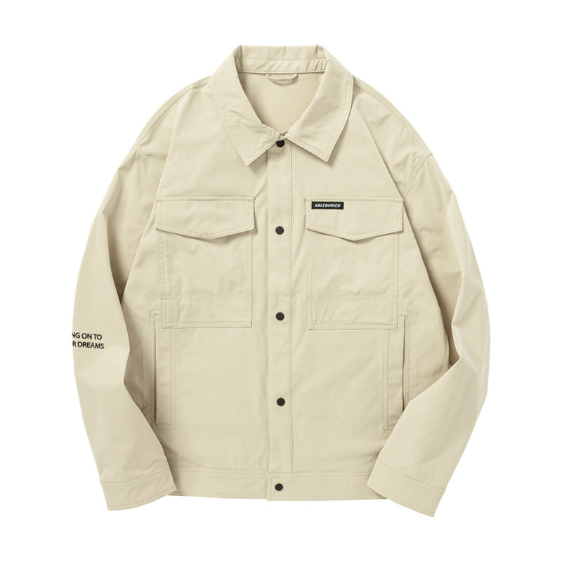 森马教练2020秋季新款男士翻领夹克 森马裕伟夹克