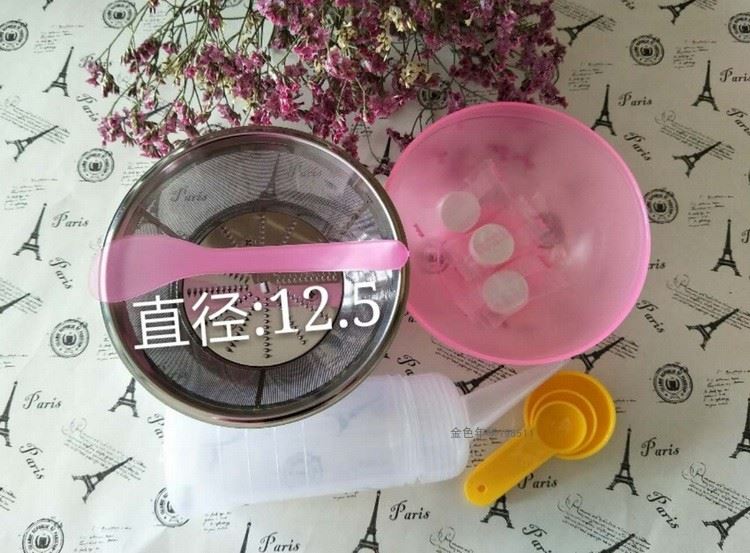 磨瓜碗套装磨青瓜面膜的工具美容院专用磨黄瓜碗敷面膜的碗和勺子-图1