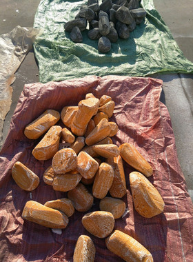 定制仿真高密度泡沫鹅卵石造景