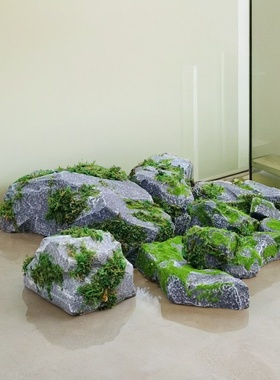 定制高密度泡沫仿真假山造景石