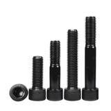 12.9 класс Class Cup Cup Hexagonal Vint Wint -High -Intensity Bolt Bolt Черный кантонский винт с полными зубами m2m3m4m5m6m8