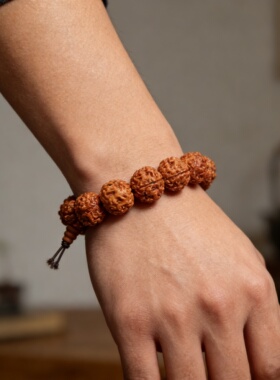 金刚菩提手串佛珠男女情侣款手串潮流念珠手链12mm百搭手饰小礼品