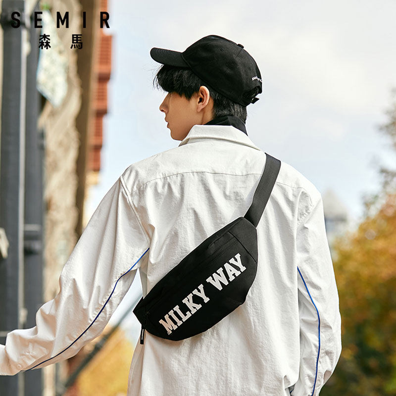 森马腰包休闲男运动包包 森马妙步男士包袋