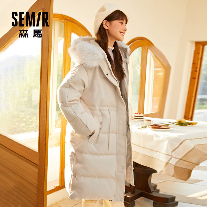 森马2021年新款冬季鸭绒宽松羽绒服 森马妙步羽绒服