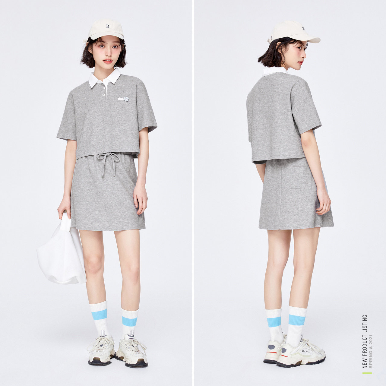 森马休闲套装短款2022夏季新款防晒 森马妙步时尚套装