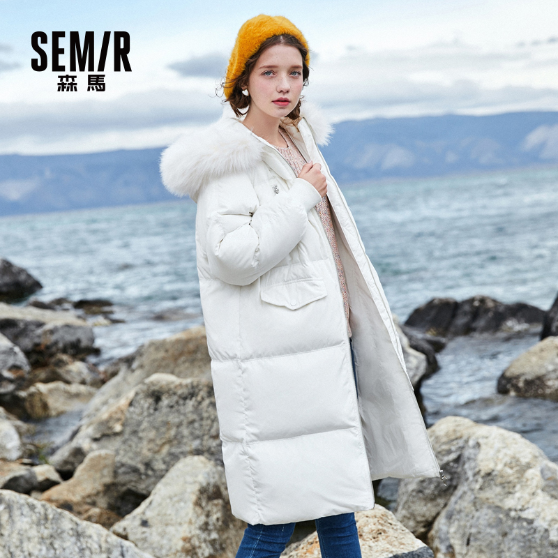 森马2020年冬季新款中长款羽绒服 森马妙步羽绒服