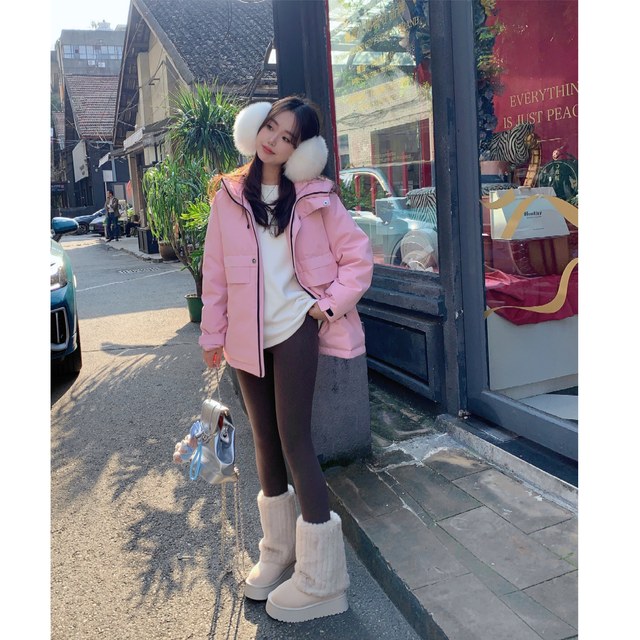 Xiaoxiaojia plush thickened leggings