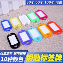 Key Card Plastic Number Plate Color Key Button Baggage Card Tags tag Mark Hanging Tag