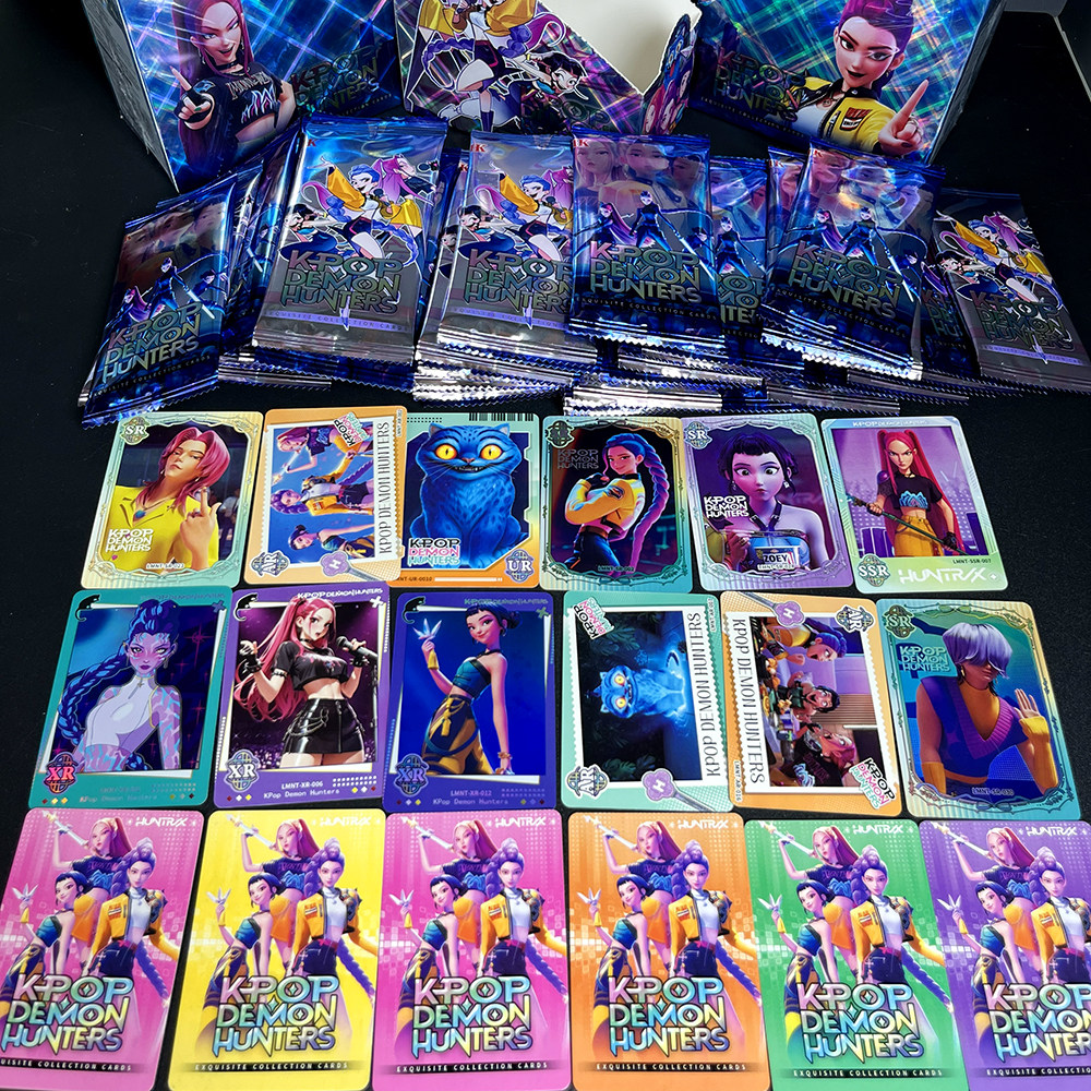 KPOP猎魔女团沙加男团全套角色卡包盲袋SSR卡片儿童收藏稀有卡牌,淘宝优惠券,粉丝福利购,淘宝优惠卷