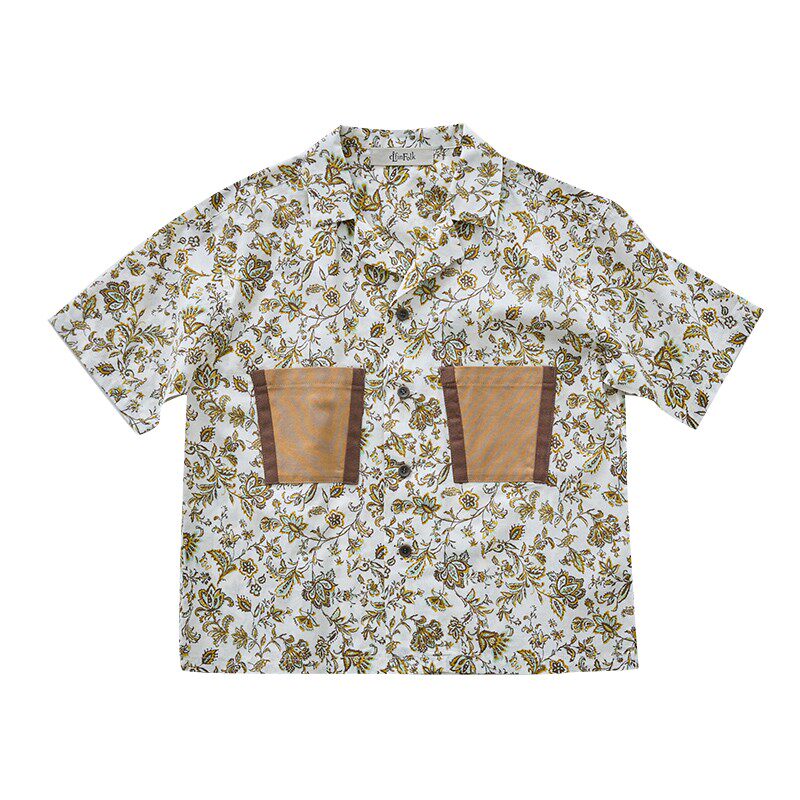 6Z 现货Little日本elfinfolk SS25男女宝复古纯棉衬衫裤套装,淘宝优惠券,粉丝福利购,淘宝优惠卷