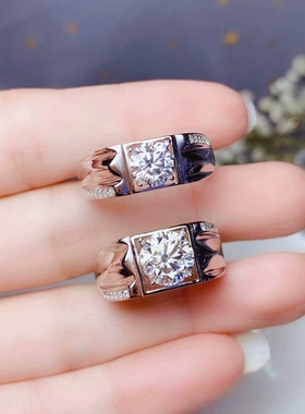 纯银纯银克拉莫桑石戒指空托