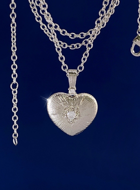 情人节爱心项链女520情人节项链