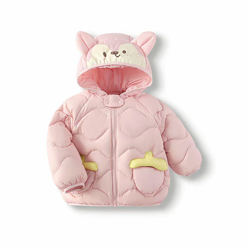 儿童羽绒服男童女童2025秋冬新款婴儿宝宝轻薄保暖外套白鸭绒 - 图1